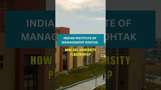 IIM Rohtak Placements Review minutecollegereview iimrohtak [upl. by Clarita966]