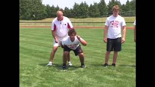 Offensive Line Fundamentals  Teaching the First Step [upl. by Robinette]