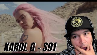 Karol G  S91 Official Video Video Reacción Yasel TV [upl. by Sorcha642]