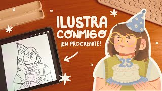 Cómo ilustro usando Procreate✏️ Tips  pinceles [upl. by Atikir195]