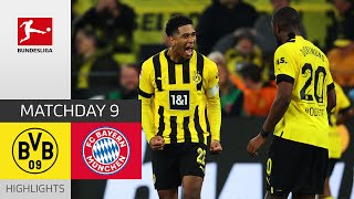 Borussia Dortmund  FC Bayern München 22  Highlights  Matchday 9 – Bundesliga 202223 [upl. by Macmullin]