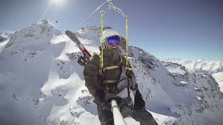 La Tyrolienne  Orelle à Val Thorens [upl. by Baggott]