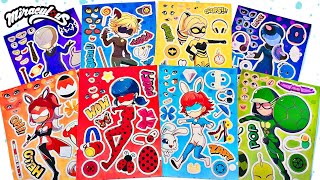 🌈 Miraculous Ladybug amp Friends  Decorate with Sticker Book miraculousladybug paperdiy [upl. by Holladay754]