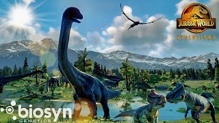 Biosyn sanctuary  Valley of the dinosaurs Part 11 Jurassic world evolution [upl. by Hsizan279]