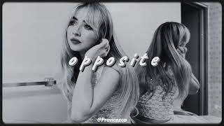 Opposite  Instrumental  Slowed amp Reverb  Sabrina Carpenter [upl. by Ahseyi]