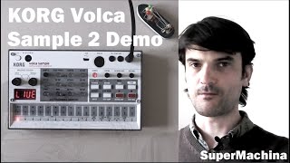 KORG Volca Samples 2  Demo [upl. by Sheffie]