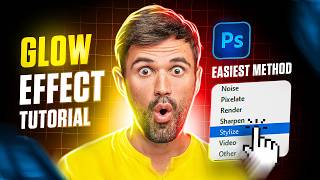 How to Create Glow Effect for Thumbnails  Easiest Way in Photoshop [upl. by Ednihek706]