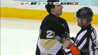 Marc Andre Fleury vs Peter Budaj 1 22 14 Damn Refs [upl. by Yllod691]