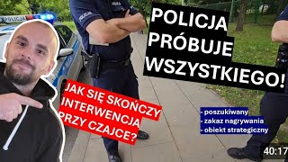 POLICJANCI PRÓBUJĄ OHYDNIE PODEJSC AUDYT OBYWATELSKI  ANALIZA [upl. by Ahsatel]