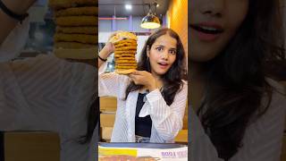 Ordered a Burger with 10 aloo patties 😱😱 Eating most Expensive Burger Of My Life shorts [upl. by Anahcra]