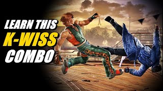 How to do KWISS JFSR Combo with Hwoarang tekken8 hwoarang [upl. by Queri]