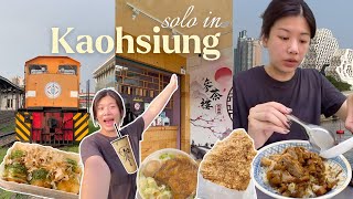 Kaohsiung Solo Trip 🇹🇼  high speedrail bento box duck rice night market food [upl. by Euqram453]