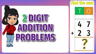 Mastering 2Digit Addition for Grade 2  Fun Animated Math Lessons  Conceptual Maths [upl. by Lucine32]