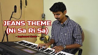 Jeans Theme  Ni Sa Ri Sa ARRahman  Keyboard cover  Navanethan D [upl. by Solis542]