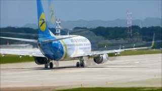 Various Boeing 737 at Geneva Intl Airport GVALSGG [upl. by Leelaj]