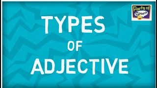 Types of Adjectives  Six Types  Parts of speech [upl. by Hoseia834]