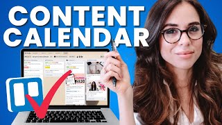 How To Create A Content Calendar For Social Media With TRELLO  The Ultimate Content Strategy Tool [upl. by Samaria]