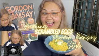 Gordon Ramsay Recipe  Scrambled eggs easy [upl. by Enetsirk775]