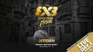 RELIVE  FIBA 3x3 WT Jeddah Final 2023  Day 1 Session 1  3x3 Basketball [upl. by Haywood573]