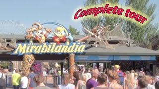 Mirabilandia complete tour 2015 dinoland iSpeed [upl. by Edniya]