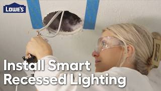 How to Install Recessed Lighting and a Bath Fan  Blending Howtos [upl. by Nollat]