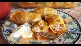 Sarmale Traditionale ca la tara Traditional Transilvanian Cabbage Rolls [upl. by Mharba]