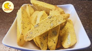 Ricetta Biscotti croccanti con Farina di Ceci e Semi di Zucca  Facili e Salutari [upl. by Glen707]