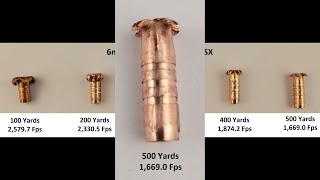 6mm ARC Barnes 80gr TTSX Expansion Test [upl. by Nisse804]