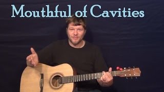 Mouthful of Cavities Blind Melon Easy Guitar Lesson How to Play Tutorial [upl. by Artinak]