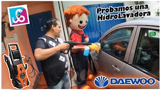 Probamos el funcionamiento de Hidrolavadora Daewoo [upl. by Oeht405]