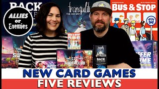 5 New Card Games  Reviews [upl. by Atinrehs]