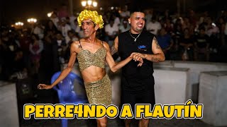 Bailando PERRE0 con la más hermosa de Chabuca 🔥🤣  Flautin ft Pestañita [upl. by Kele]