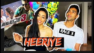 Heeriye Song REACTION  Race 3  Salman Khan Jacqueline  Meet Bros ft Deep Money Neha Bhasin [upl. by Asiuqram]