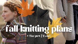 My Autumn Knitting Plans 🍂  8 Patterns and Yarns to Inspire You for Fall 2024 Knitting [upl. by Rusell132]