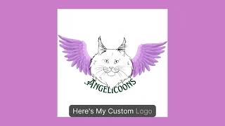 Cat Breeder Sensei Cattery Logo Design Review Angelicoons [upl. by Mandych329]