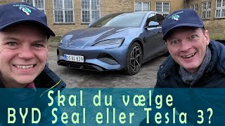 Skal du vælge BYD Seal eller Tesla Model 3 [upl. by Agnizn751]