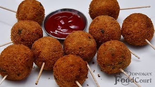 Potato Lollipop Recipe Quick Snacks Recipe Potato Recipes [upl. by Hepsoj402]