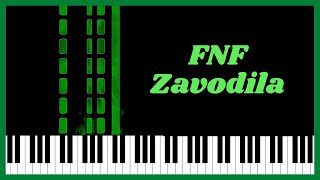 FNF Zavodila piano versión [upl. by Euqitsym]