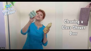 How to Clean a SHOWER GLASS DOOR [upl. by Astrix]