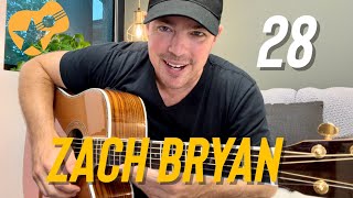 28  Zach Bryan  Beginner Guitar Lesson [upl. by Younger]