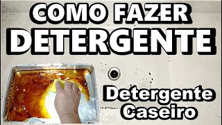 Como Fazer Detergente LIMPA ALUMINIO Detergente Caseiro DETERGENTE LÍQUIDO [upl. by Rida]