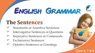 English Grammar for Class 6 7 8 Chapter the Sentence [upl. by Tzong269]