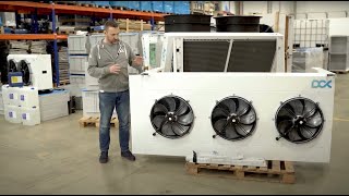 DCX DC120 liquid cooling optimized 120kW dry cooler  quick review [upl. by Zima]