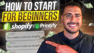 How to Start your Print on Demand Business with Shopify  Printify  Tutorial For Beginners [upl. by Eneleoj]