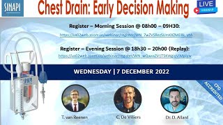 Chest drains Early decision making [upl. by Nels85]