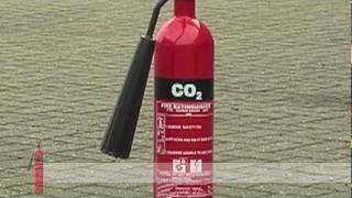 Fire Safety Training  How to use a CO2 Carbon Dioxide Fire Extinguisher [upl. by Daisey589]