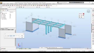 Projet Pont Poutre en béton arme 12 Modélisation avec robot structure [upl. by Martel559]