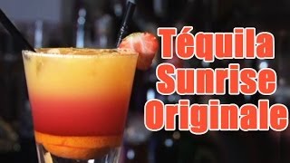 Cocktail Une Tequila sunrise [upl. by Selestina]