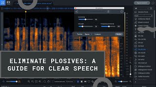 How to remove plosives in izotope rx  Deplosive   Rx [upl. by Aznerol]