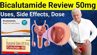 Bicalutamide 50 mg prostate cancer in hindi  Bicalutamide tablets 50 mg  Uses Side Effects Dose [upl. by Atirrehs]